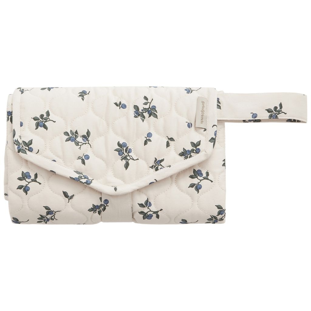 Change To Go Printed Changing Mat Blueberry