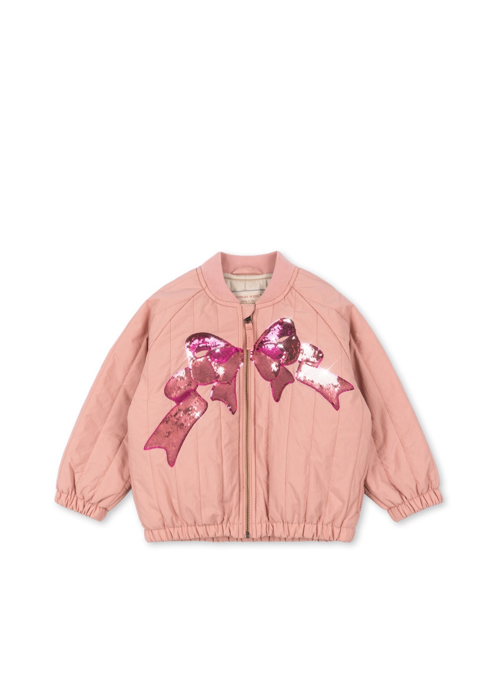 Juno Sequin Bomber Jacket Rosette