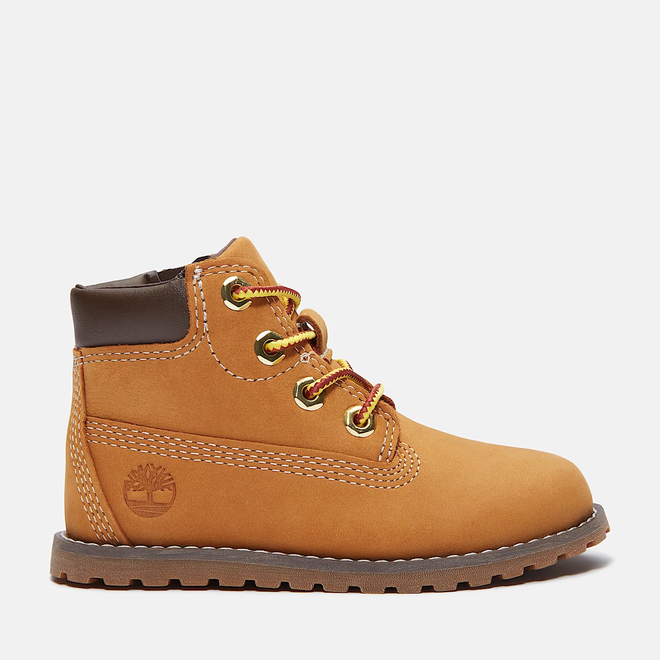 Pokey Pine Mid Lace Up With Zip Boot Wheat