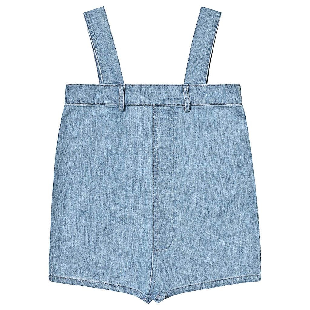 Denim XL Hängselbyxor Light Denim