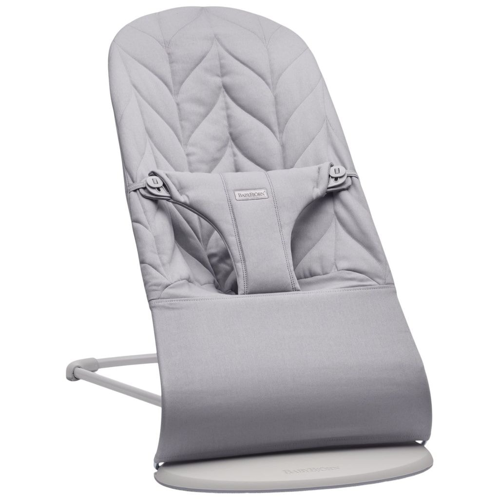 Bliss Petal Quilt Bouncer Light gray