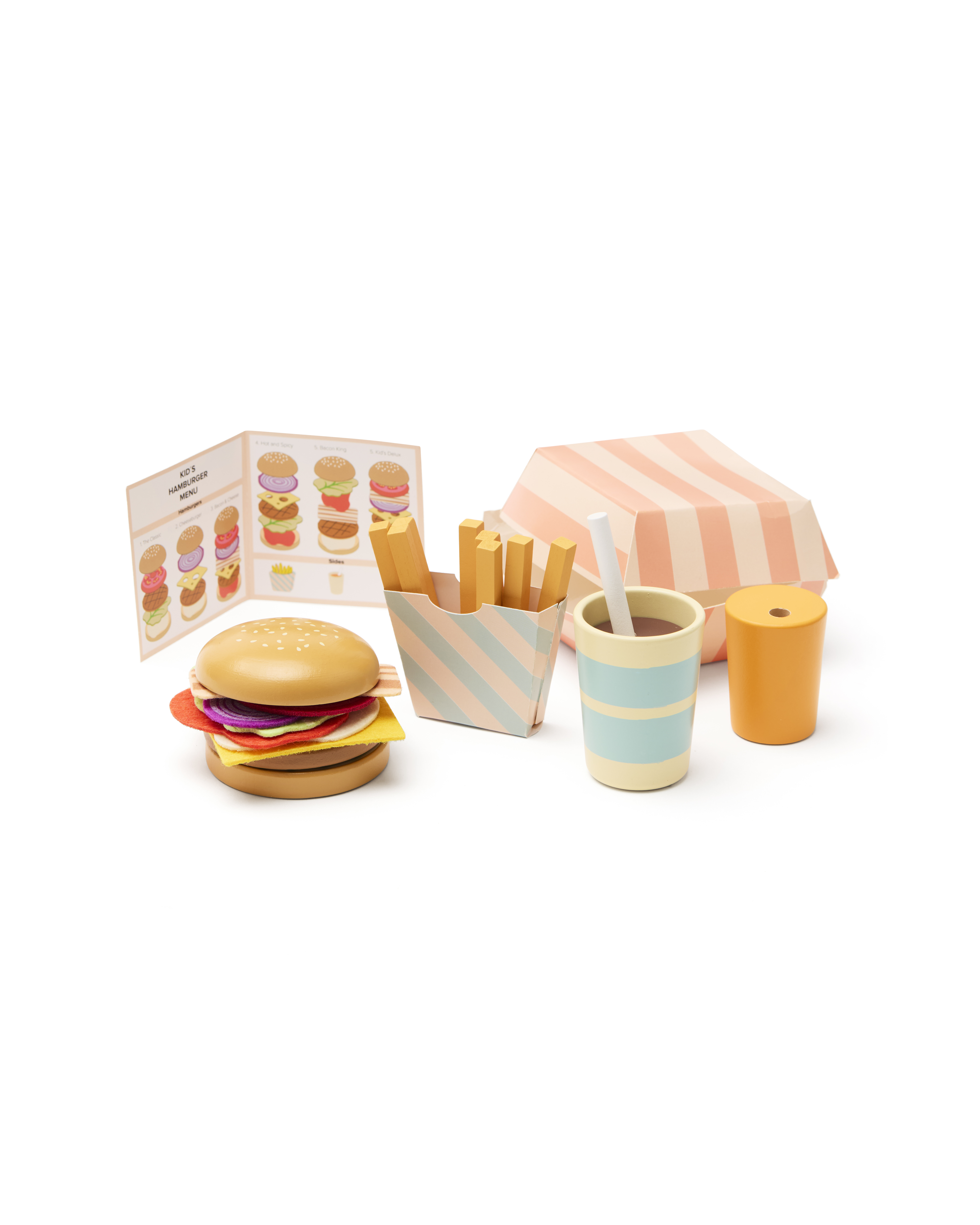 Leksaksmat-set Med Hamburgare Multi