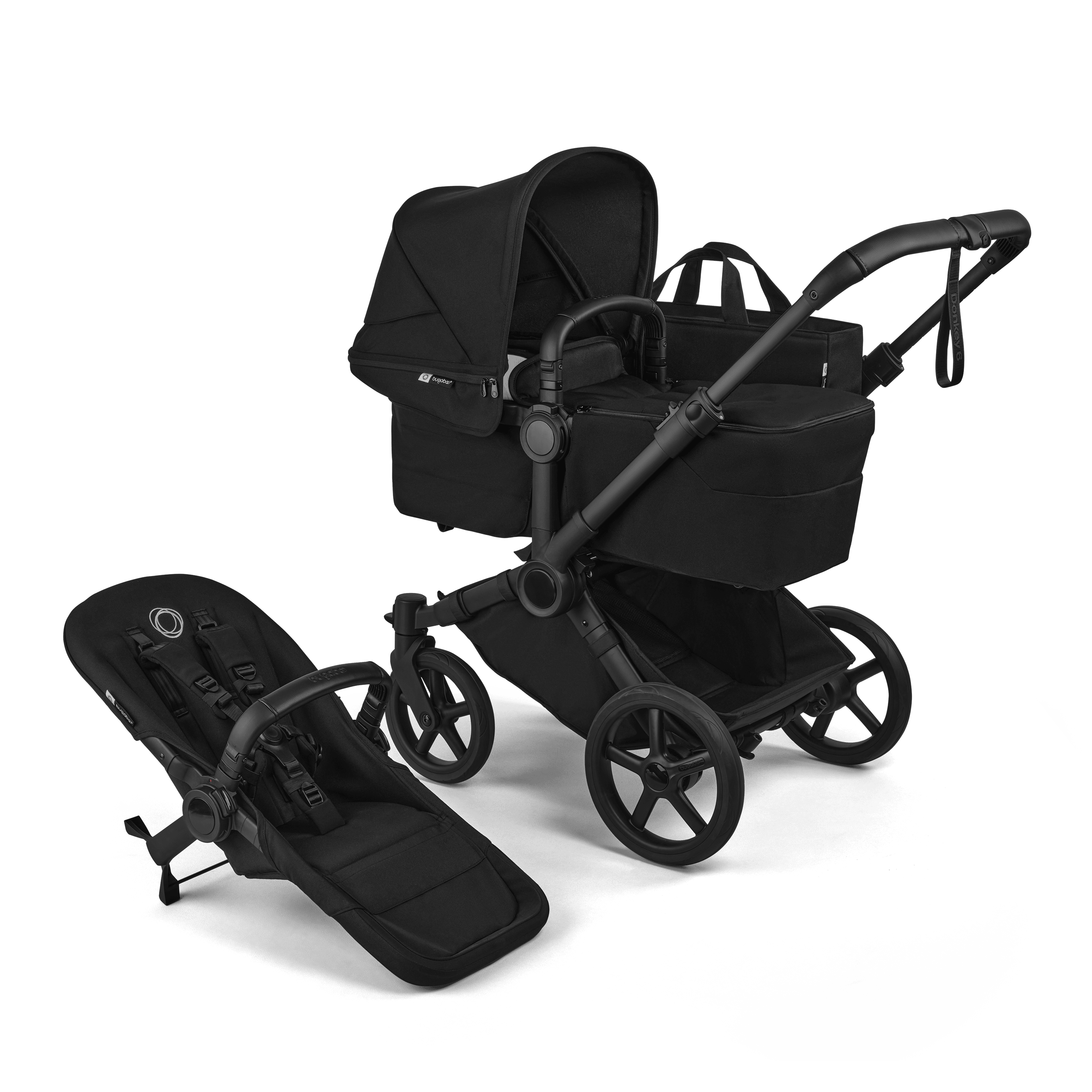 Donkey 6 Komplet Barnevogn Black Heritage Black 