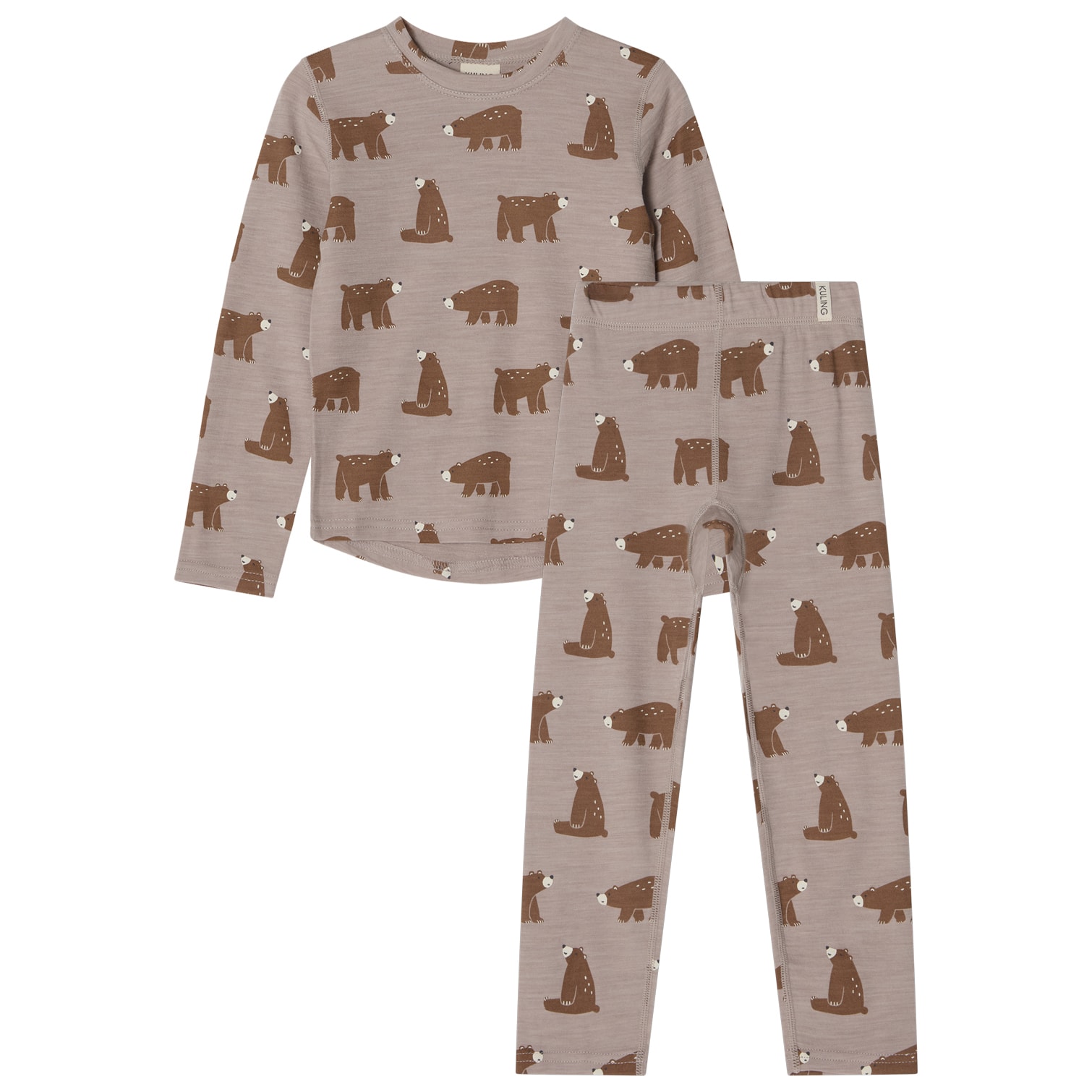 Gisborn Ull/Bambu Underställ Taupe Bear