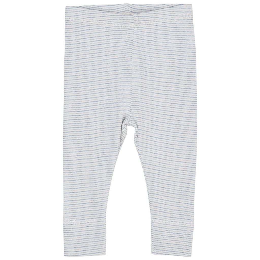 Striped Leggings Light Blue