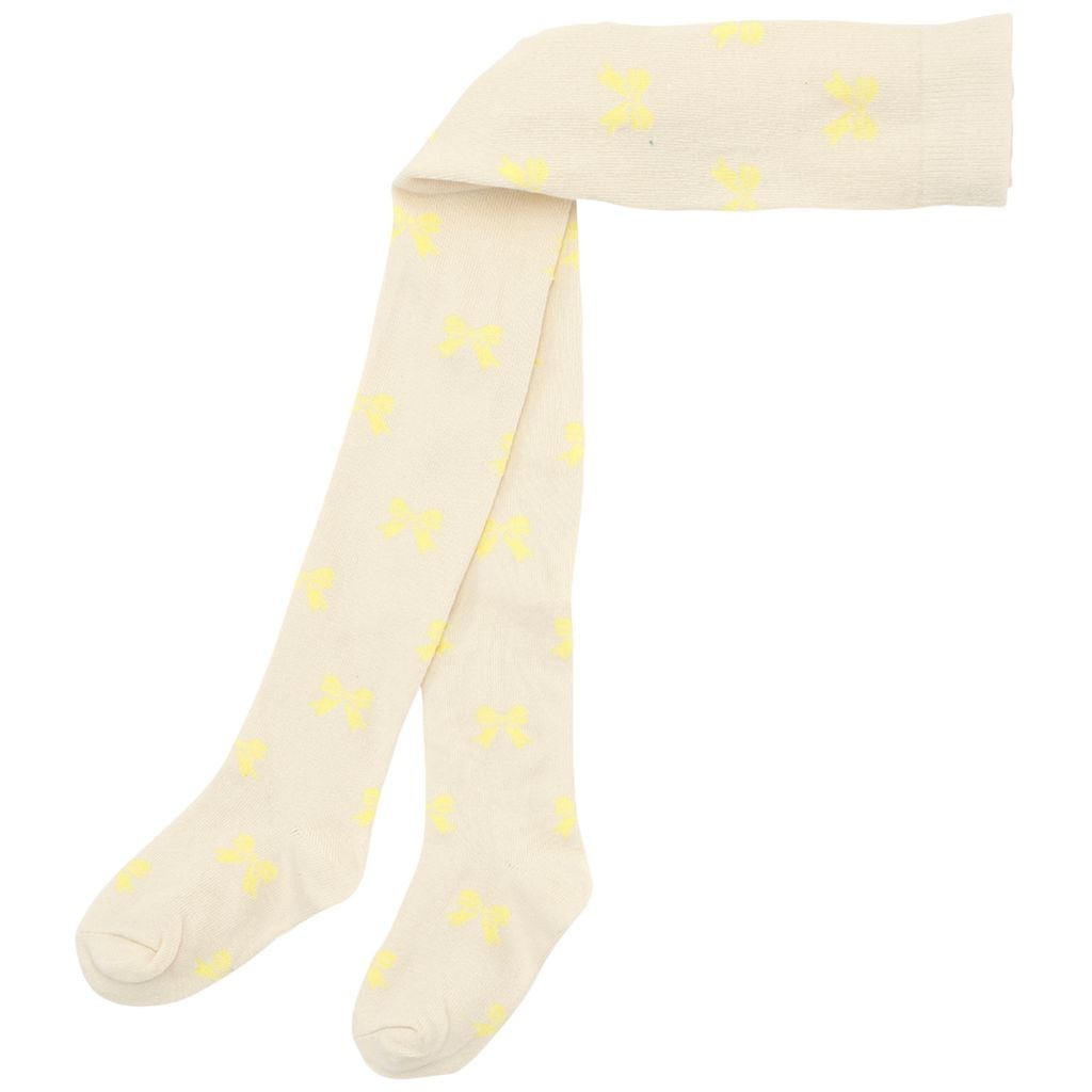 Stockings Soft White Small Bow