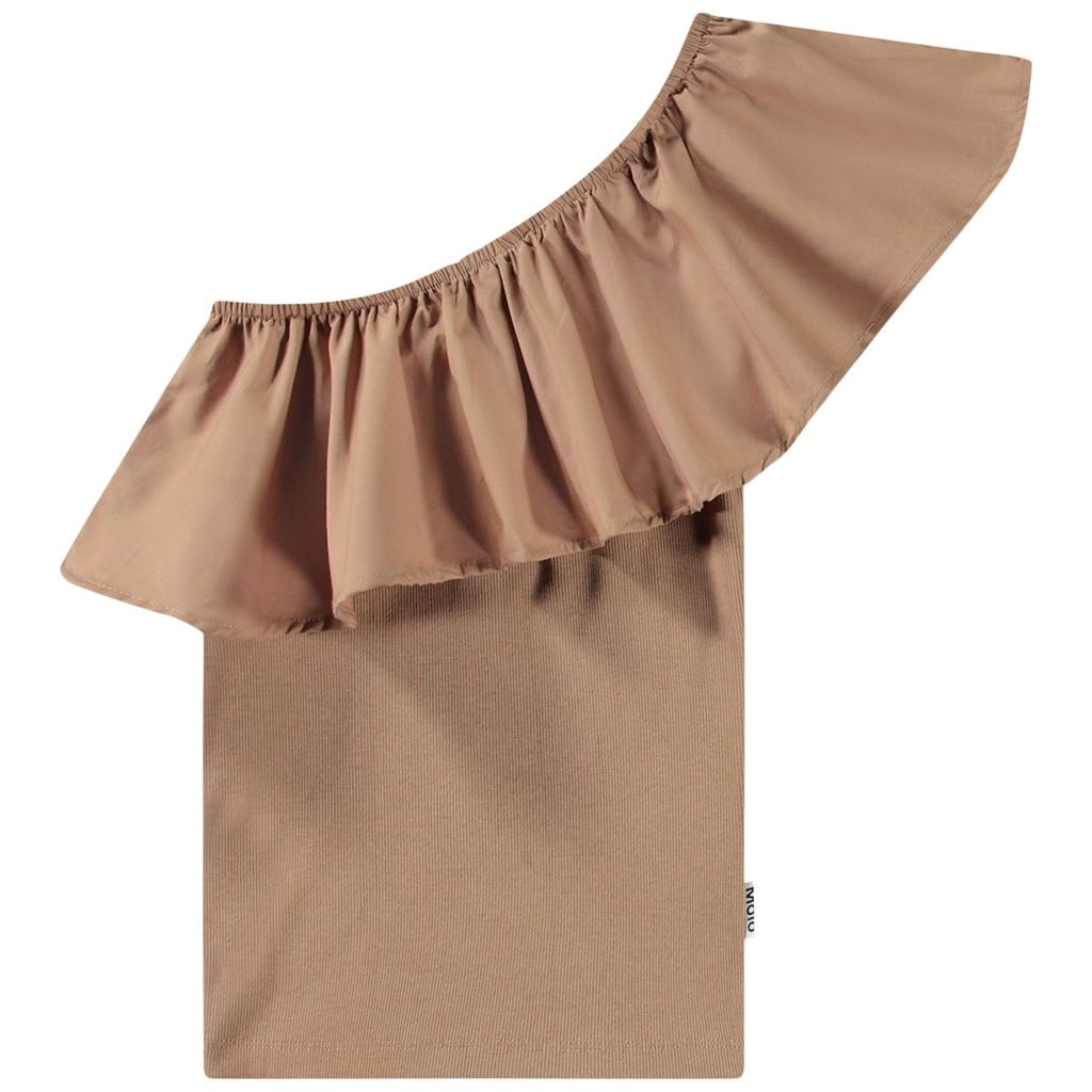 Rebecca Sleeveless Top Sandalwood