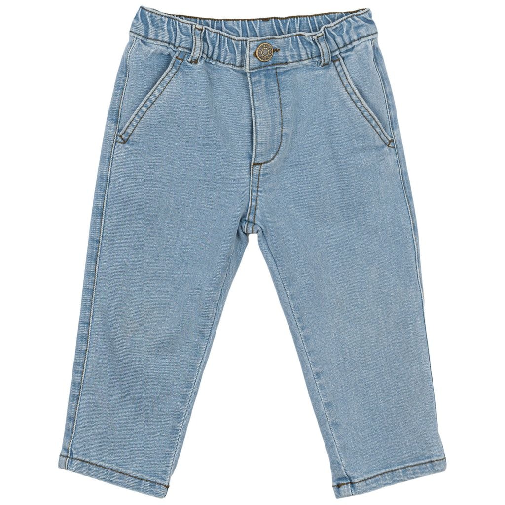 Lake Uni Denim Chinos Light Blue Denim