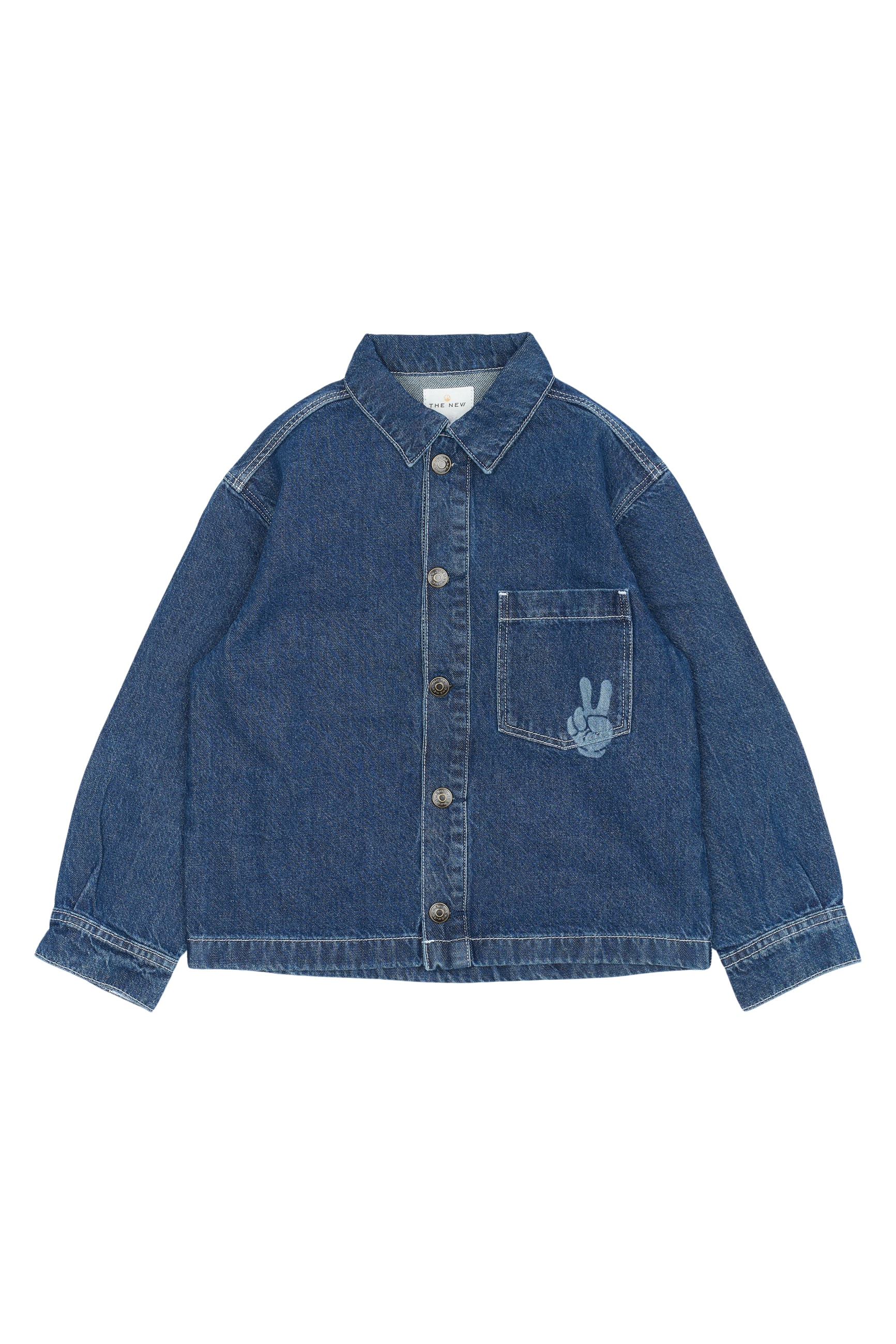 TNParks OS Denim Overshirt Blue Denim