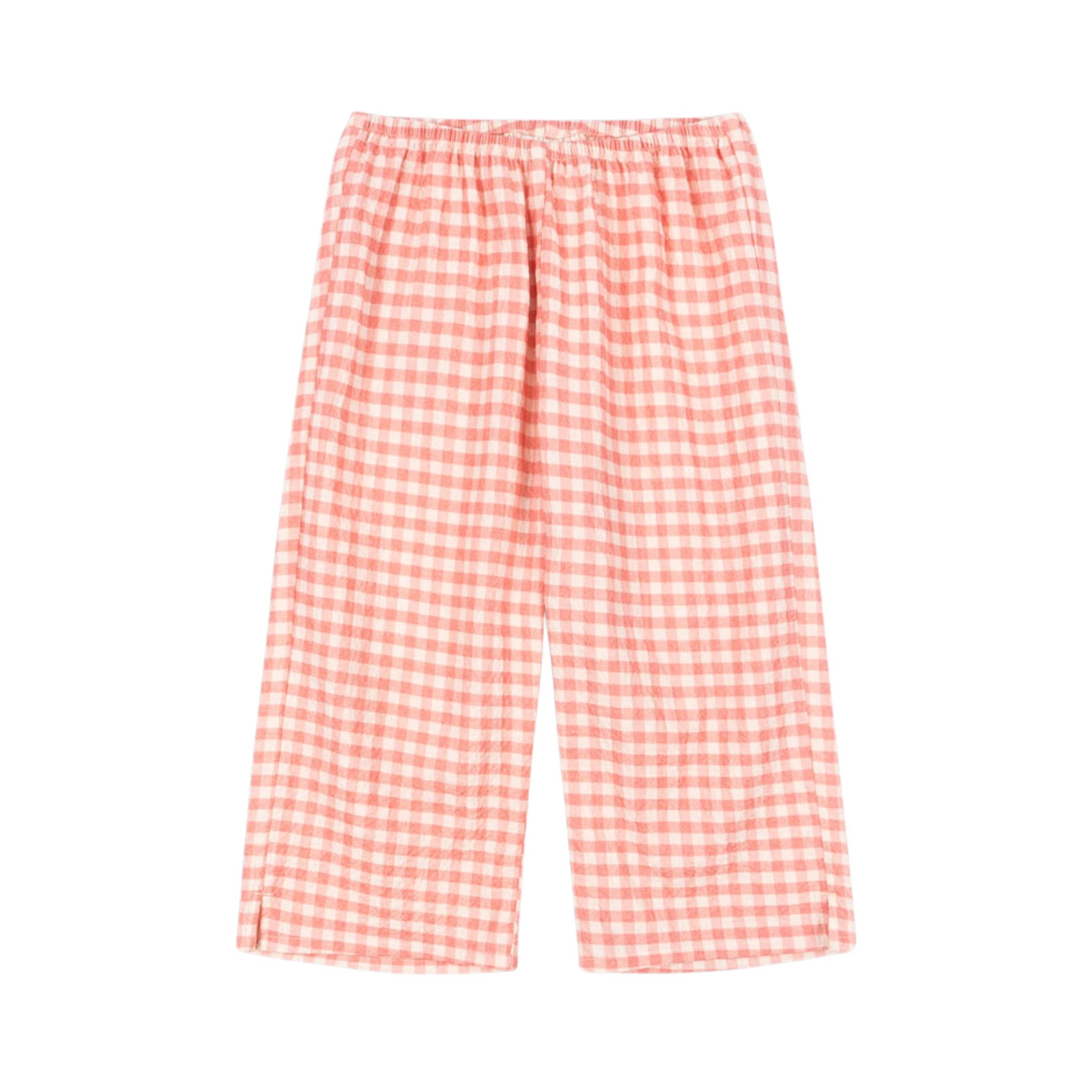 GOTS RHW X KS Bella Pants Peach Blossom Check