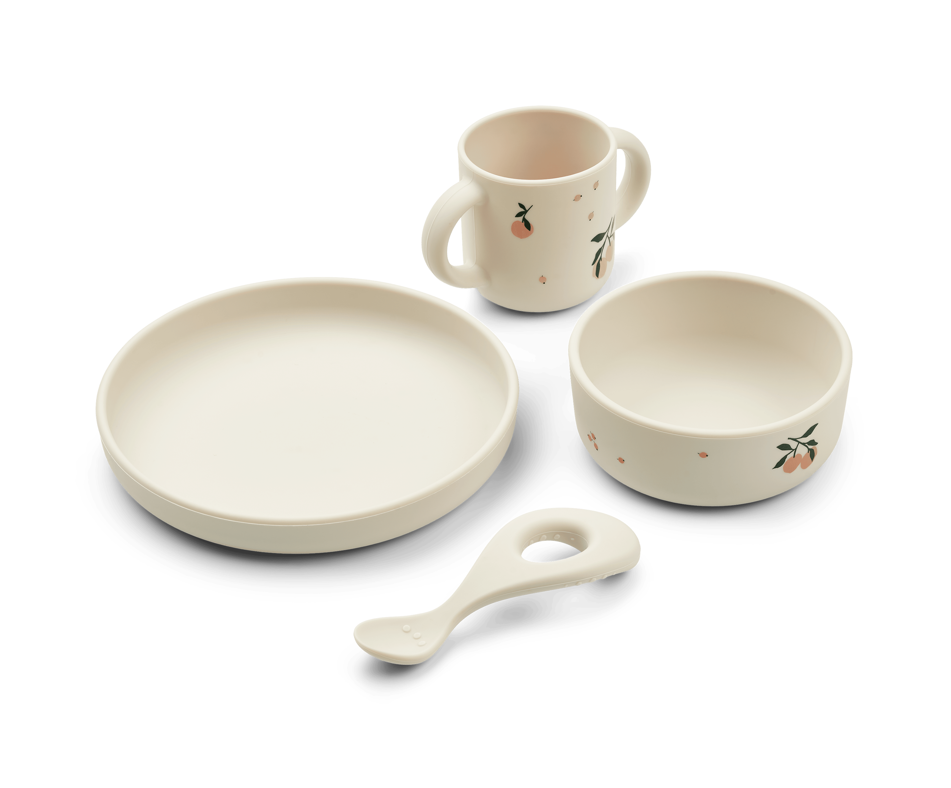 Vivi Printed Tableware Set Peach / Sea Shell Mix