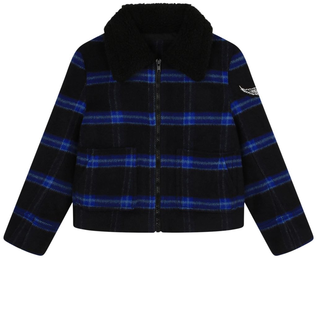 Plaid Jacket Navy