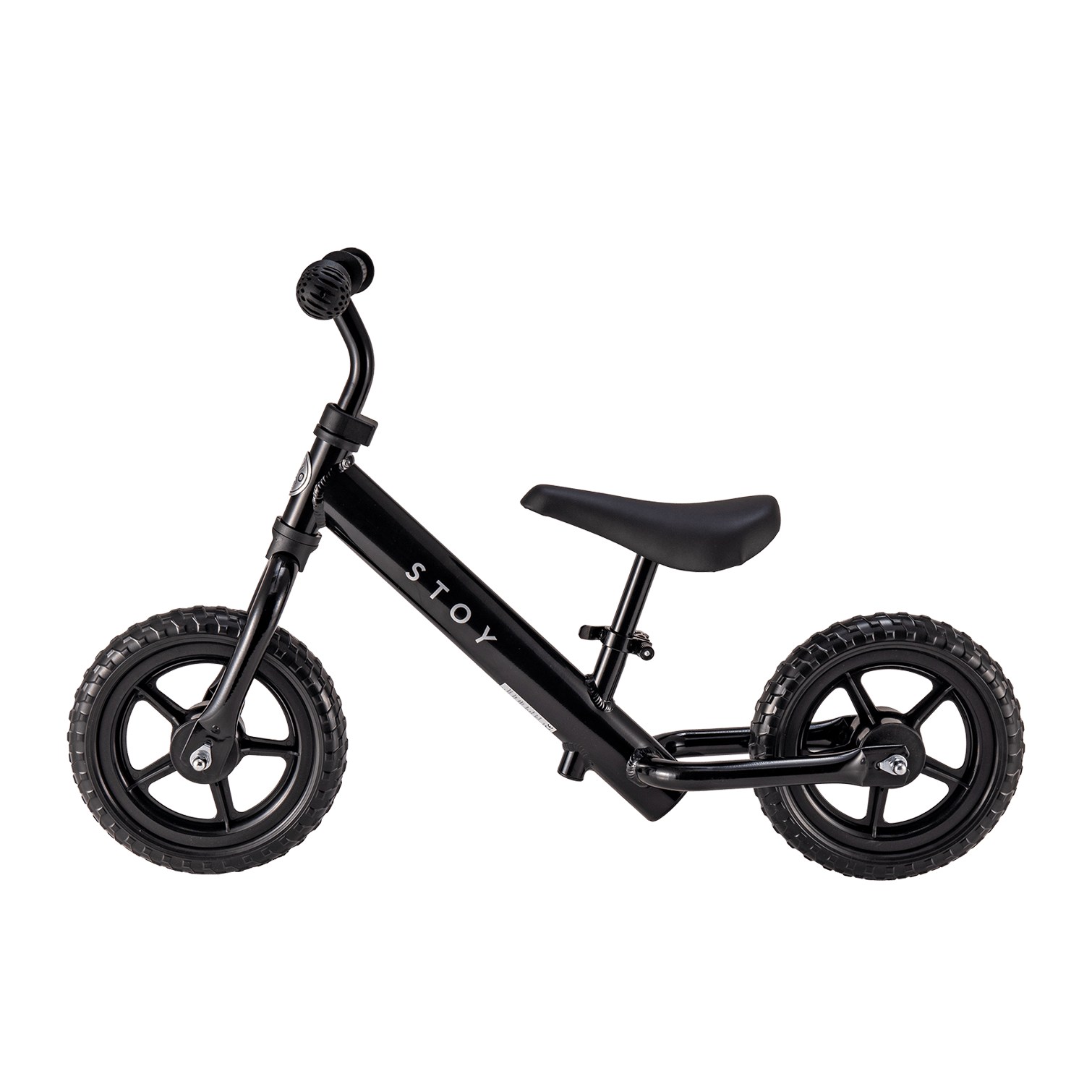 10" Balansesykkel I Aluminium Black 