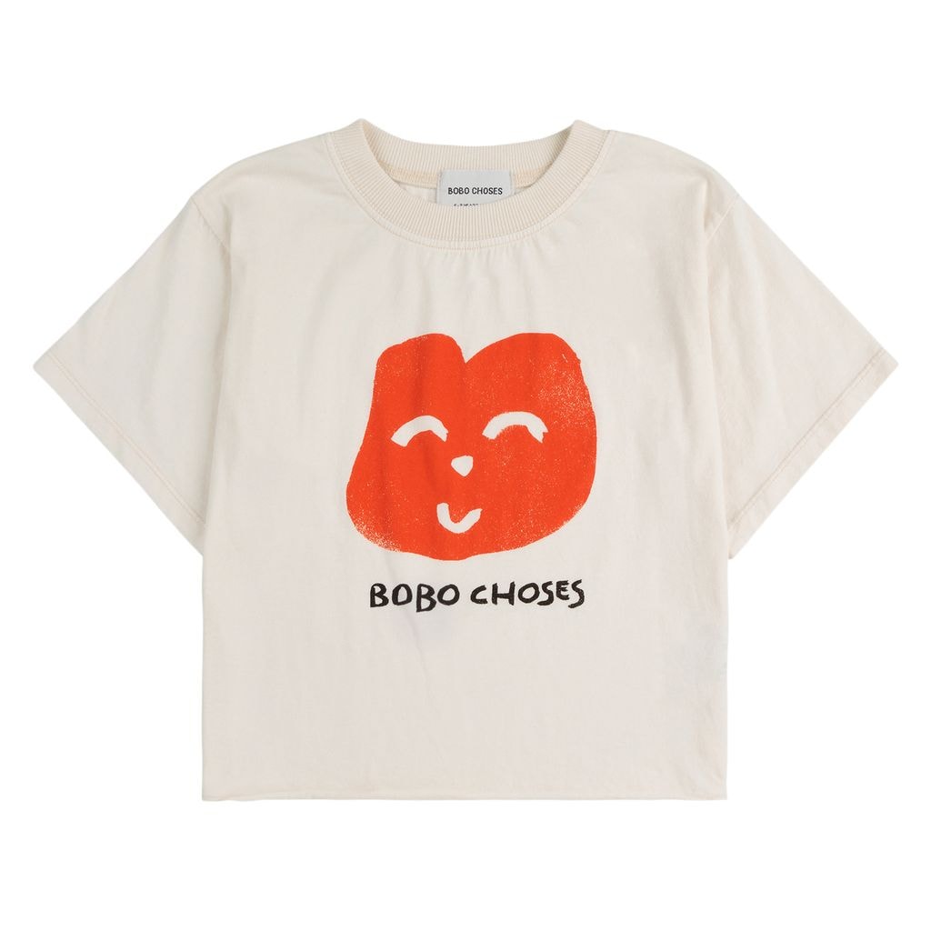 Joyful Face T-Shirt Offwhite
