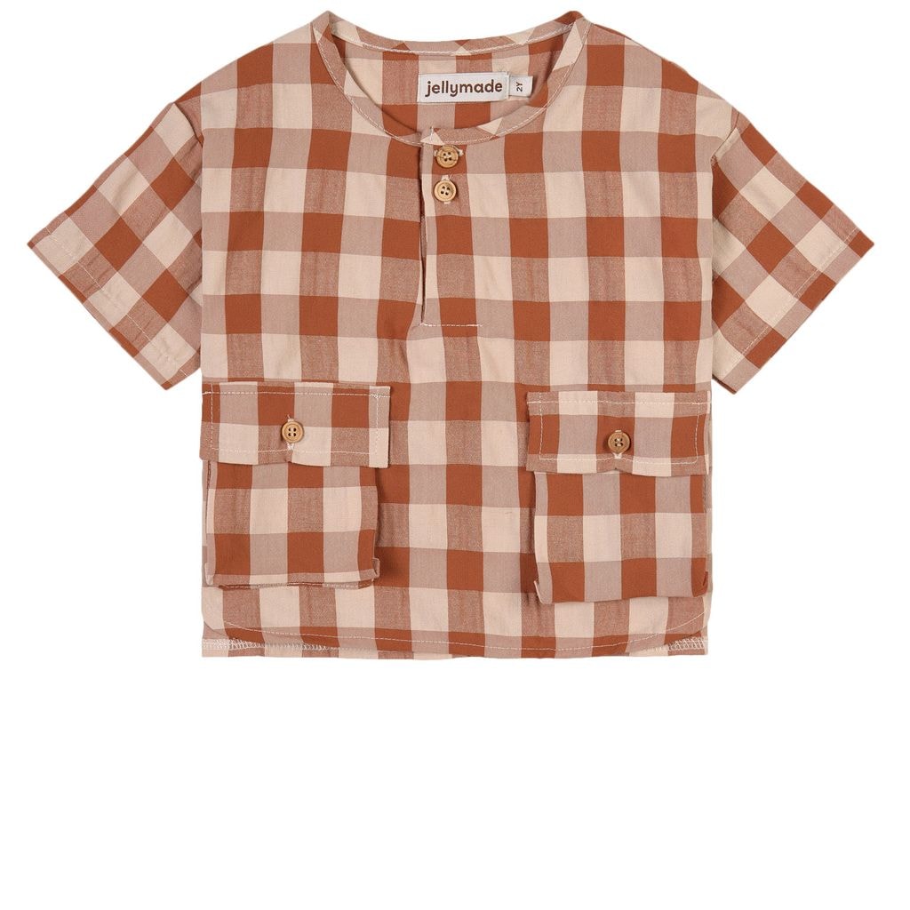 Andaman Check Shirt Brown