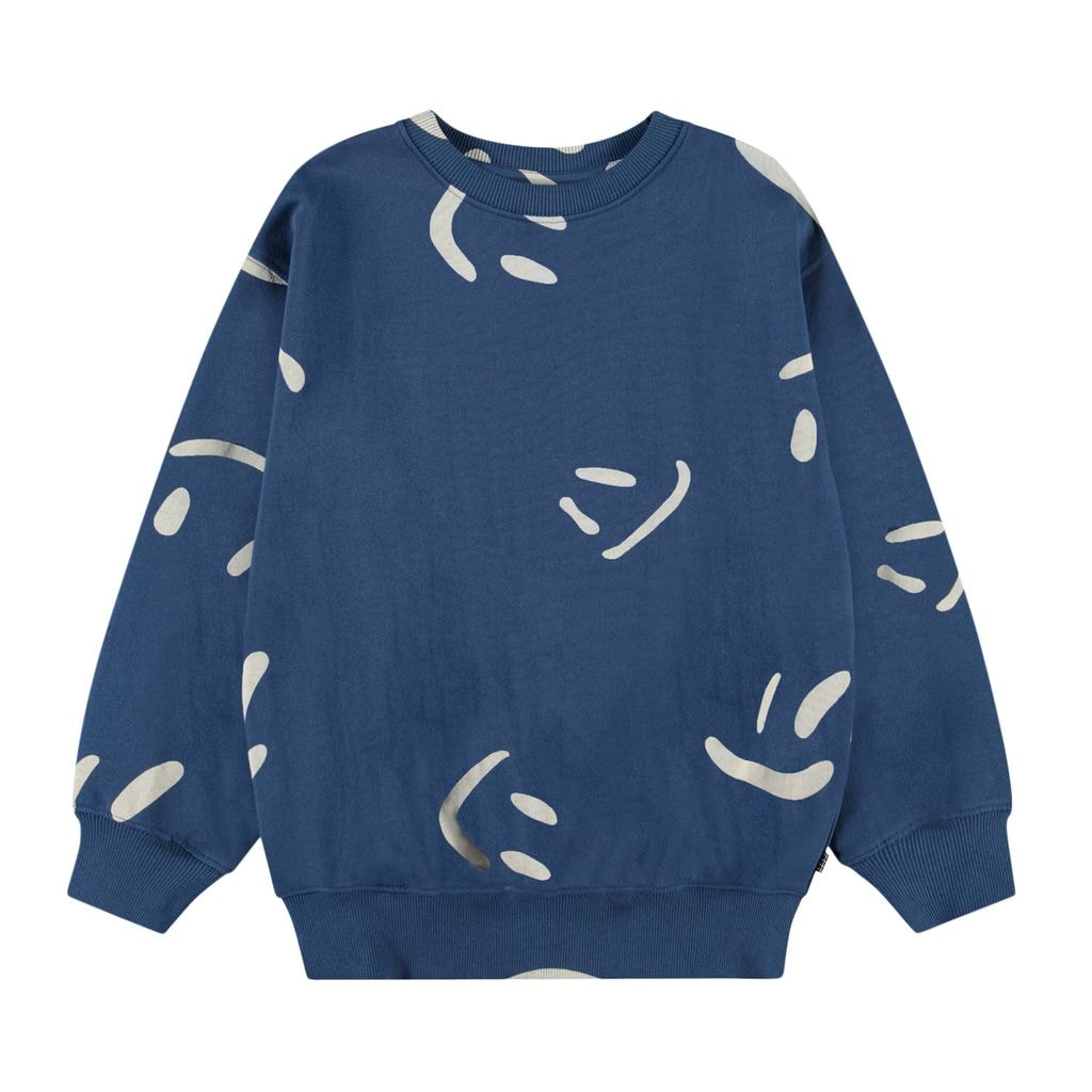Monti Sweatshirt Big Smiles Blue