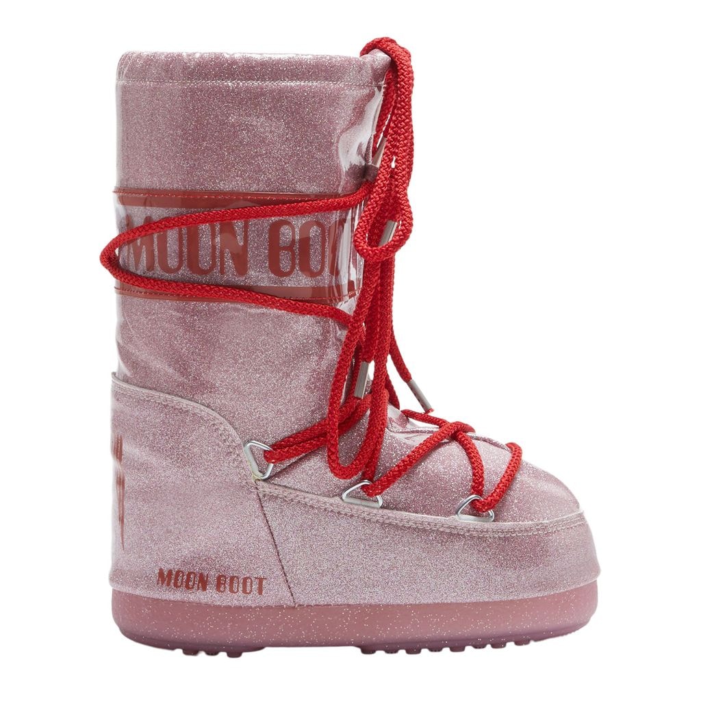 Icon Glitter Snow Boots Pink