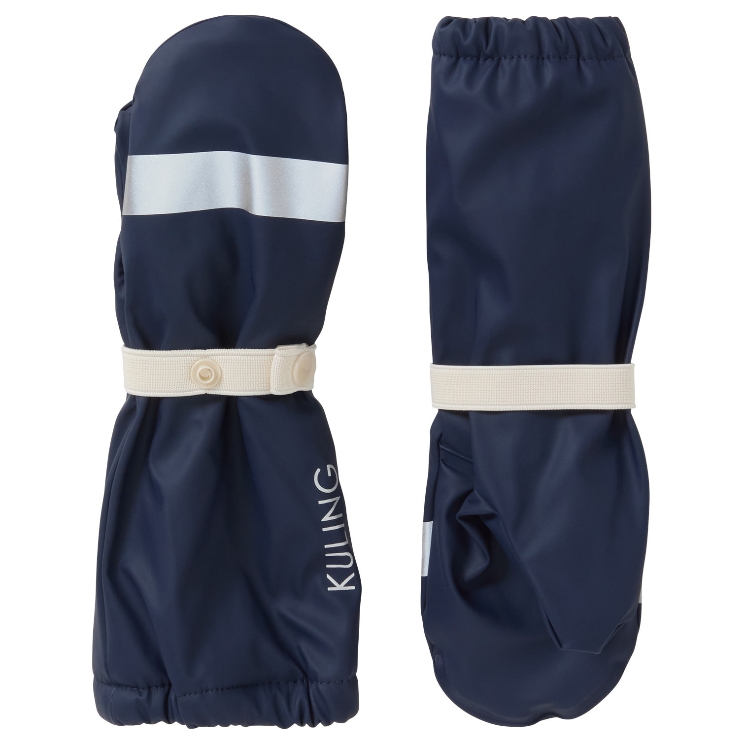 Vilnius Lined Rain Mittens Navy