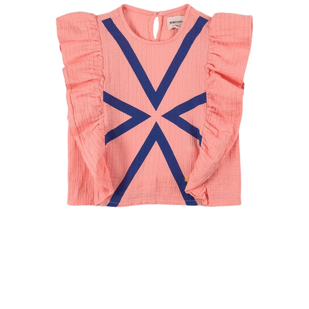 Triangles Blouse Pink