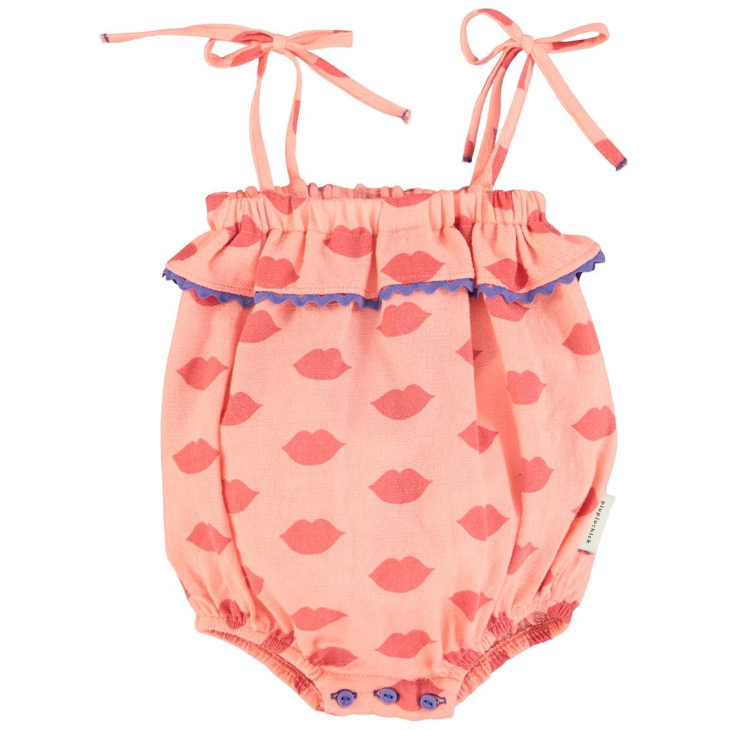 Printed Romper Pink