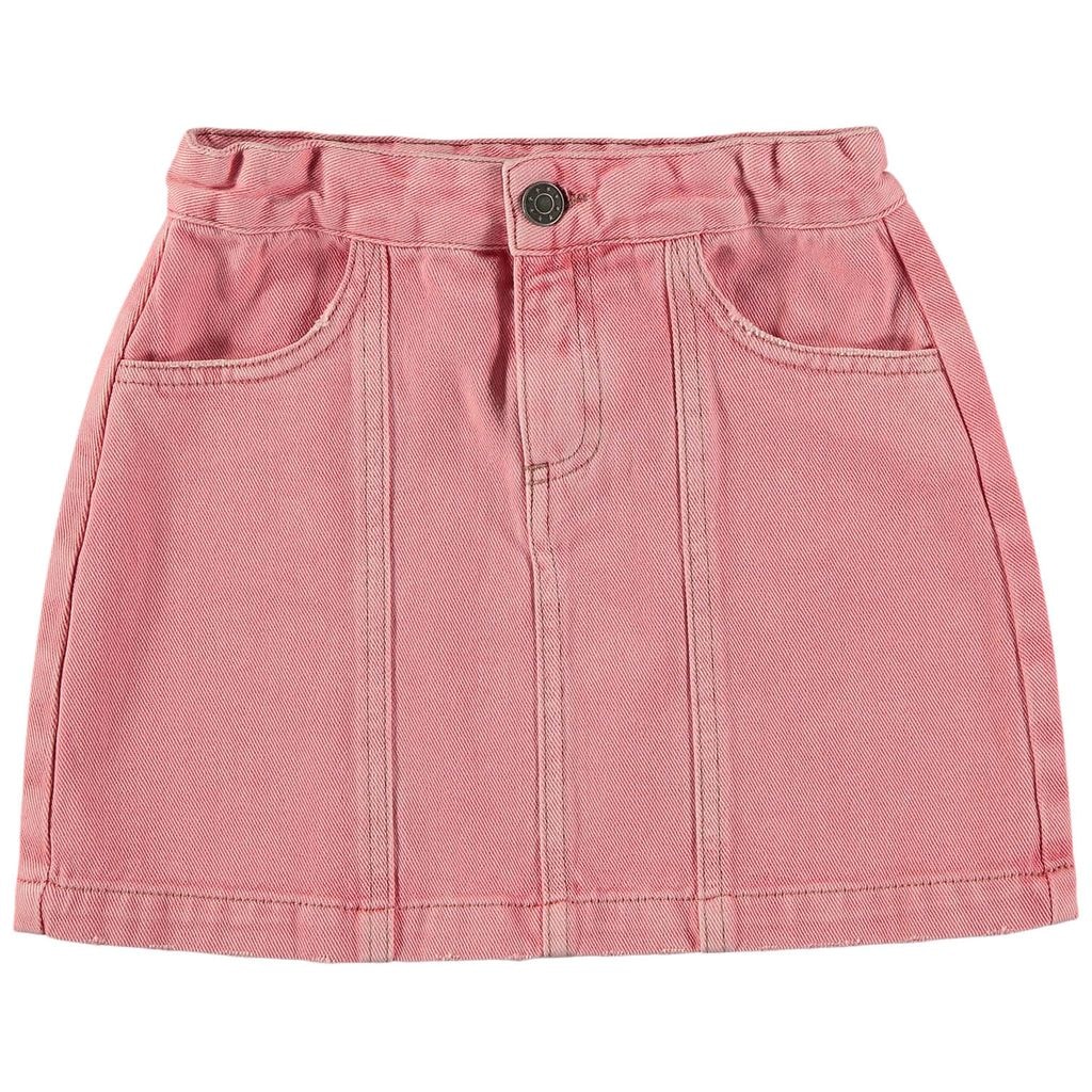 Denim Skirt Pink