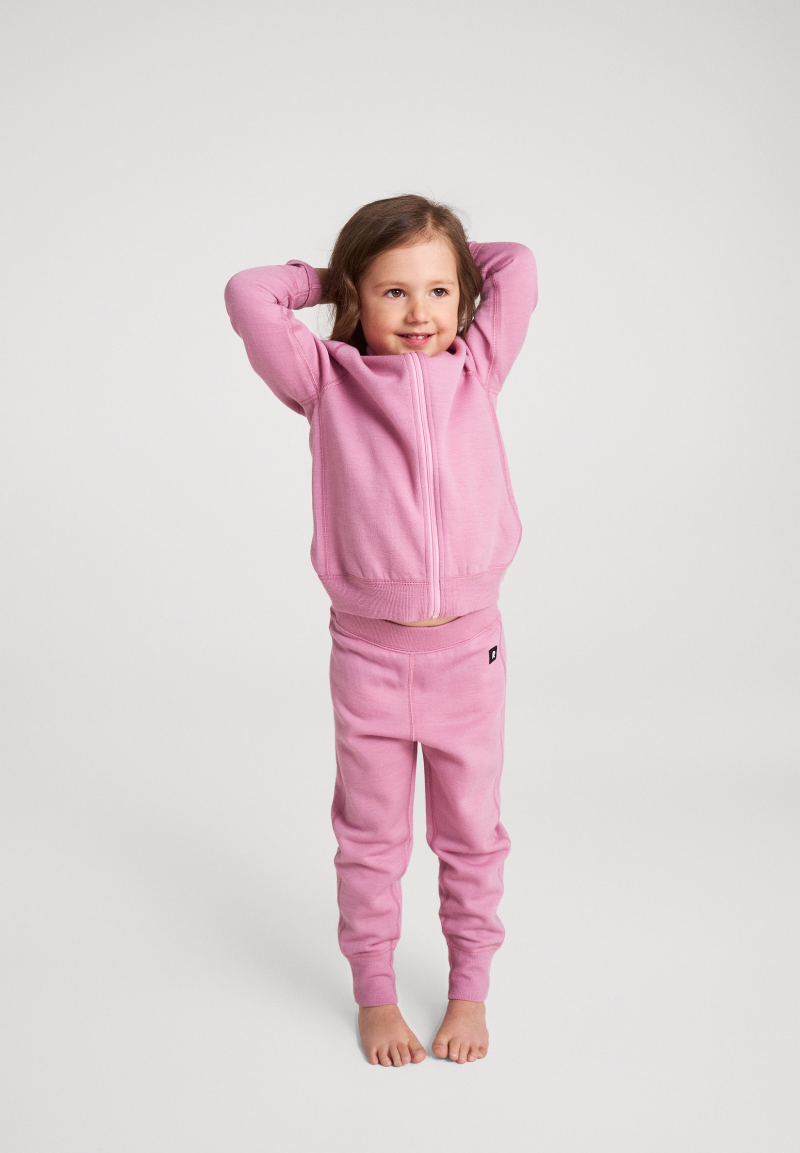 Misam Ullbyxor Grey Pink