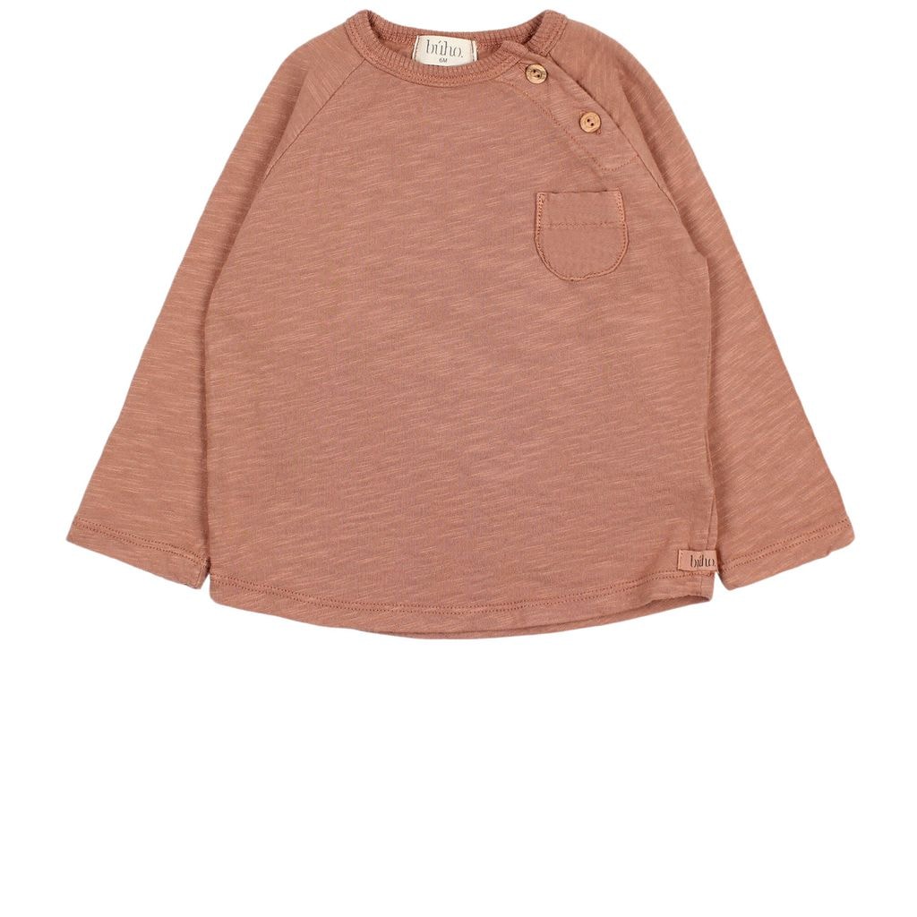 T-Shirt With Pocket Cocoa