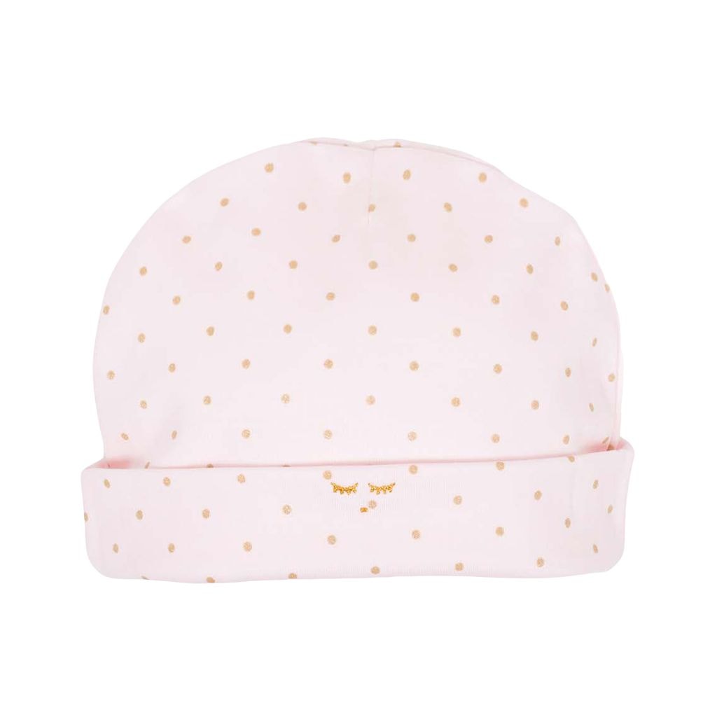 Saturday Ninni Polka Dot Baby Hat Pink