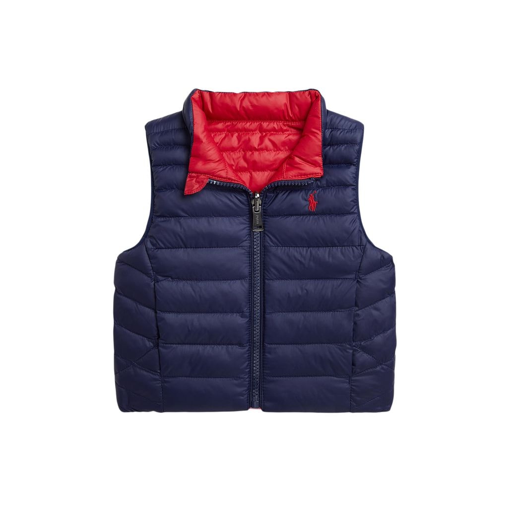 Baby Puffer Vest Newport Navy/Red