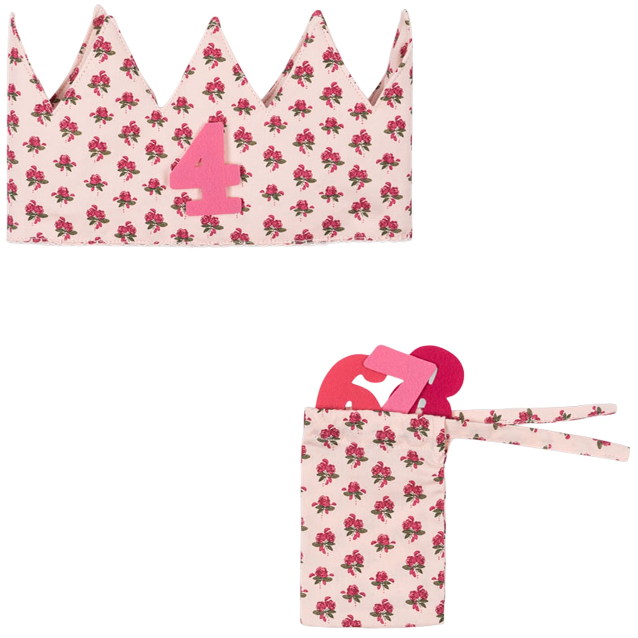 Syntymäpäiväkruunu Rosie Blush