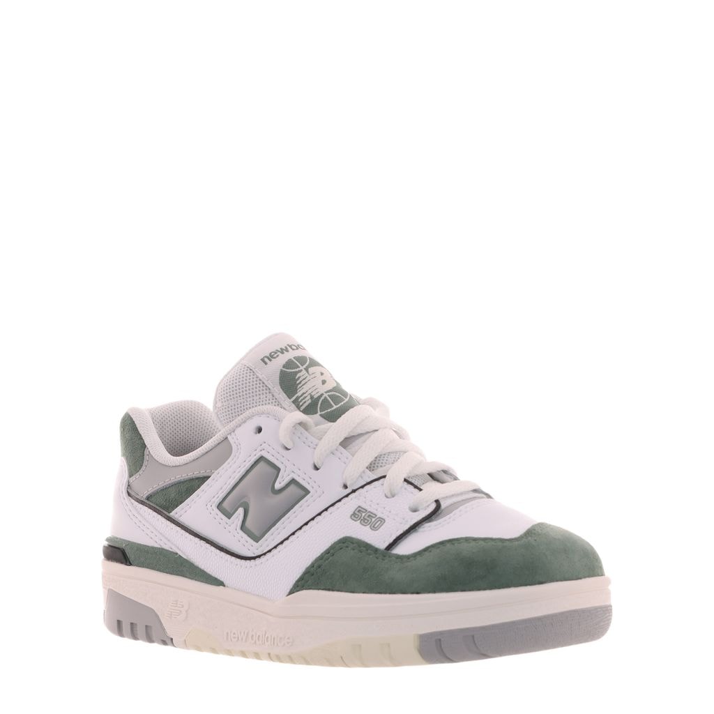 550 Kids Lace Sneakers White