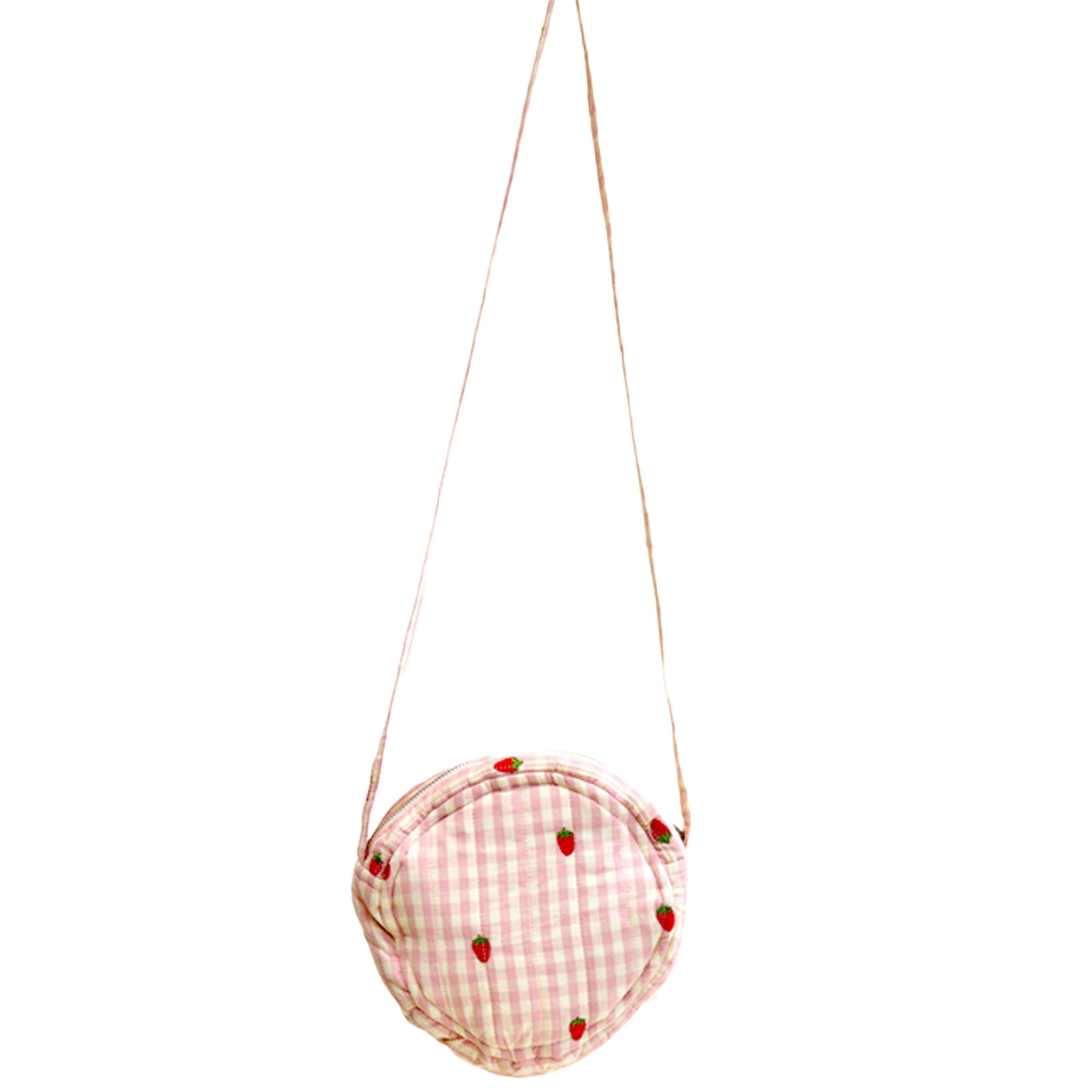 Dolly Mini Shoulder Bag Pink Berry Gingham