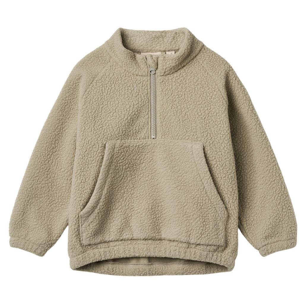 Moon Fleece Anorak Drift Wood