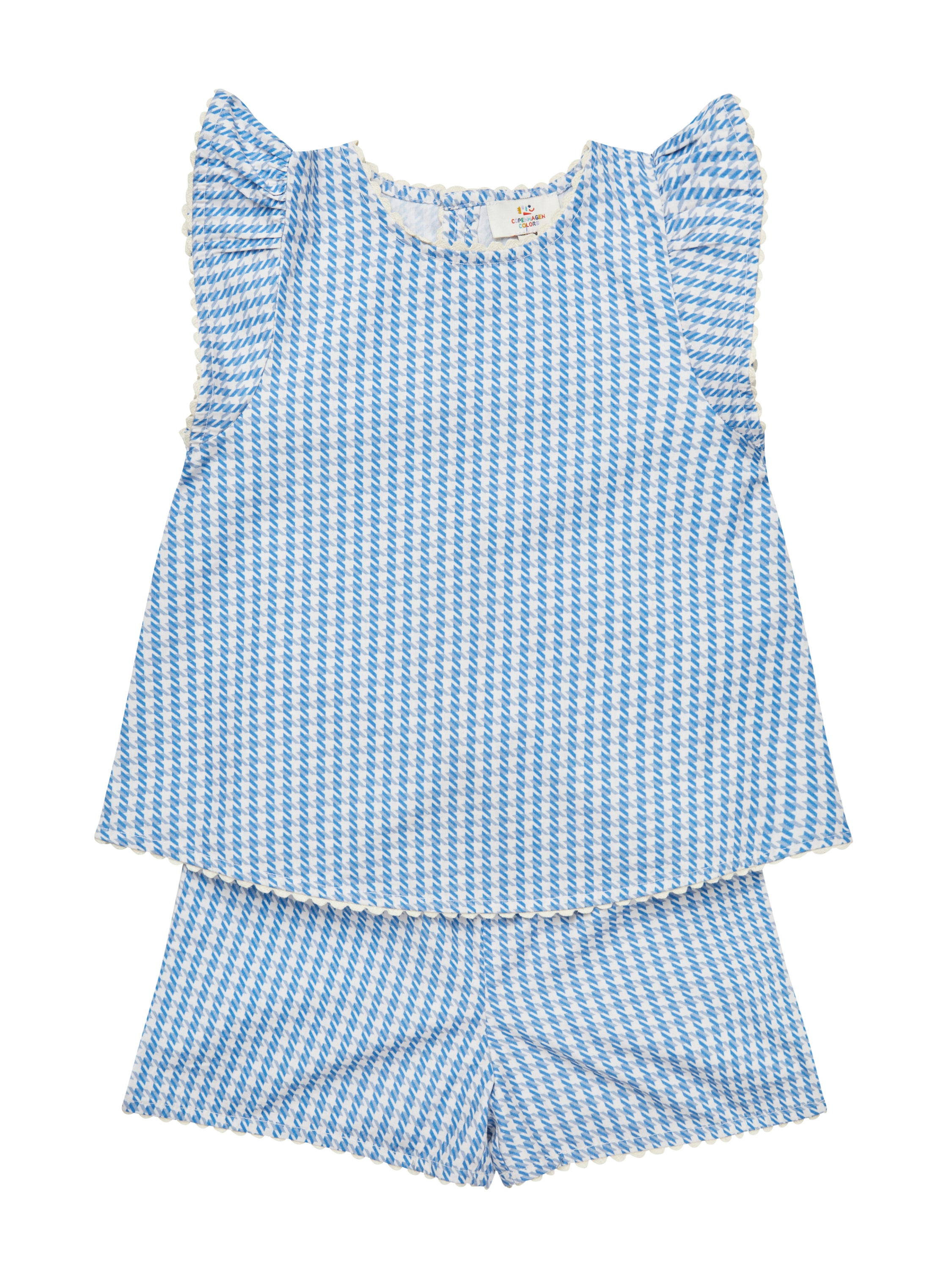 GOTS Sommarset Blue Houndstooth Mini 
