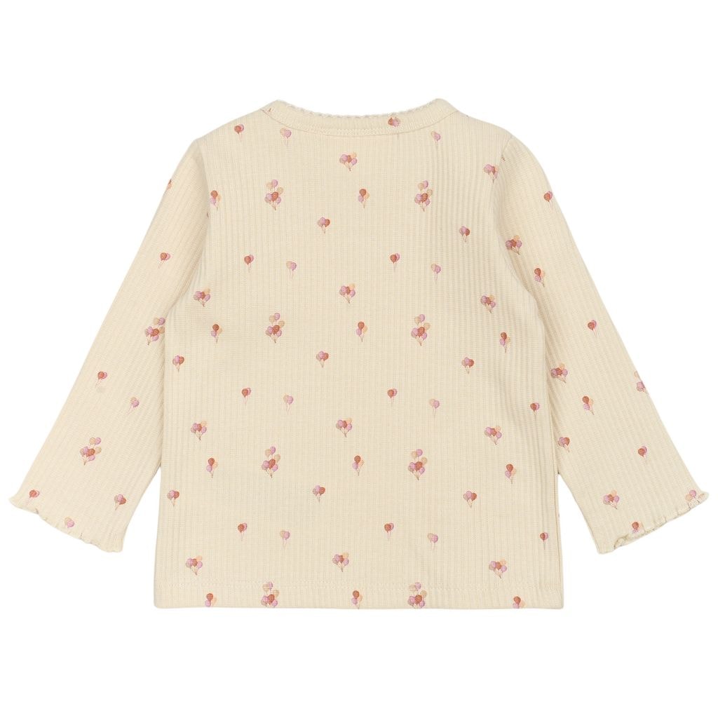 GOTS Noella Rib Tee White Swan