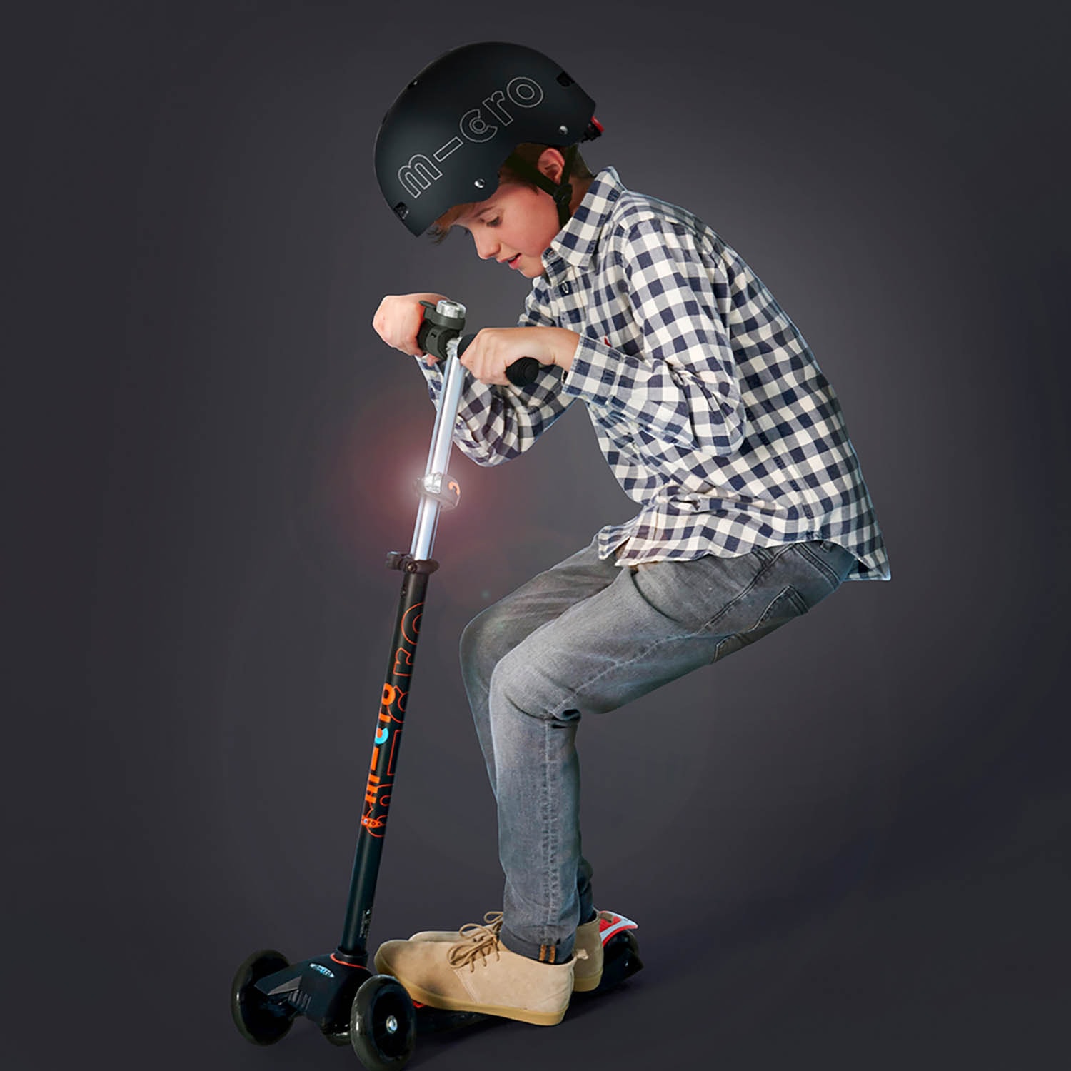Scooter-klokke Black