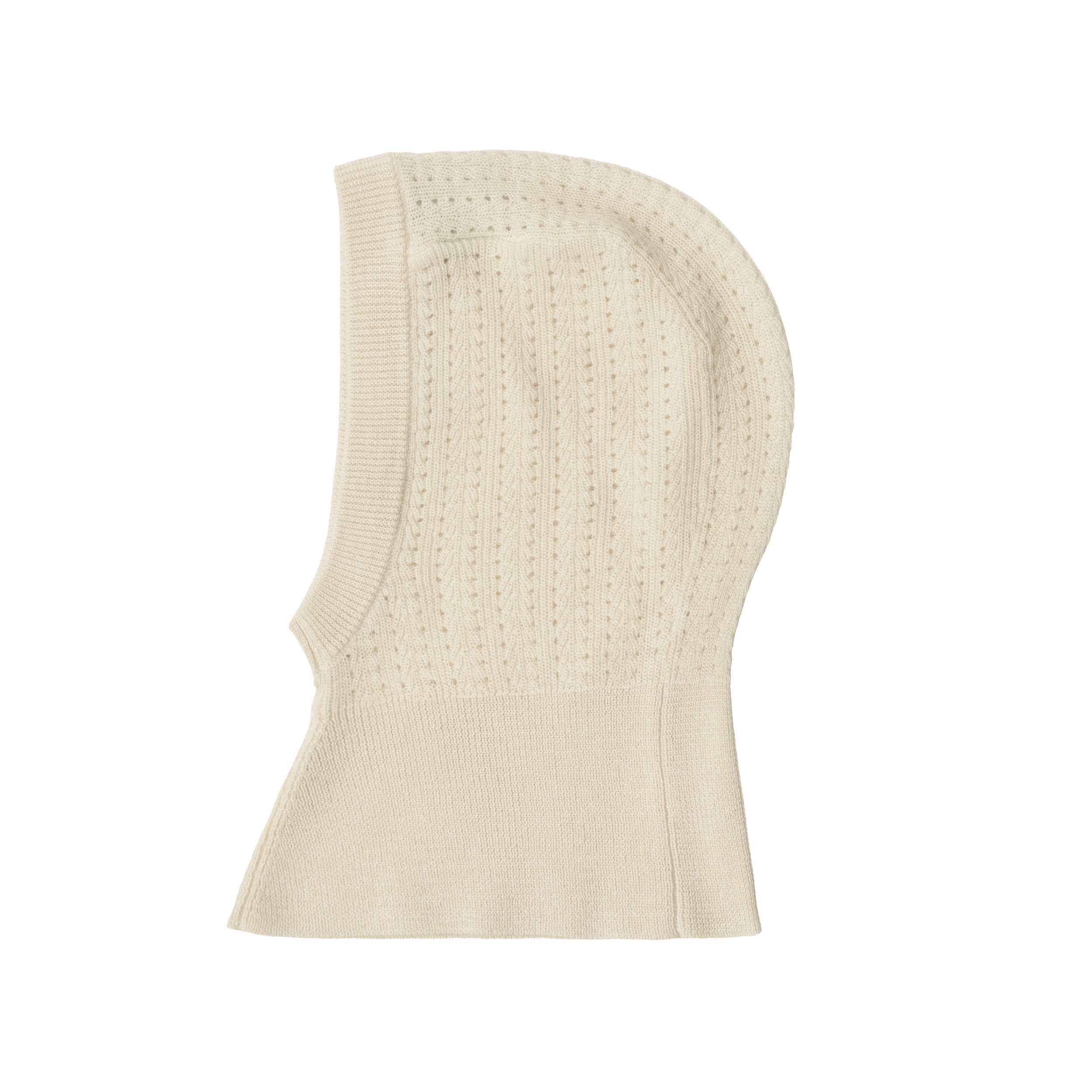 Baby Pointelle Balaclava Ecru