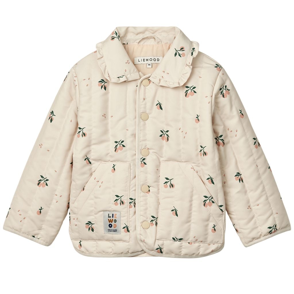 Bea Jacket With Frill Bea Takki, Jossa On Röyhelöt Peach / Sea Shell