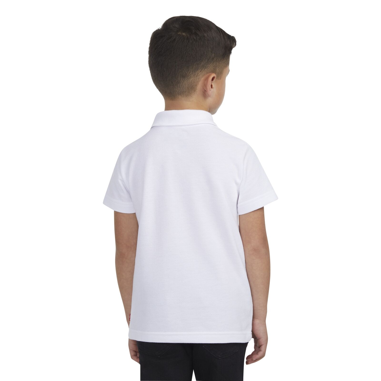 Batwing Polo White Red