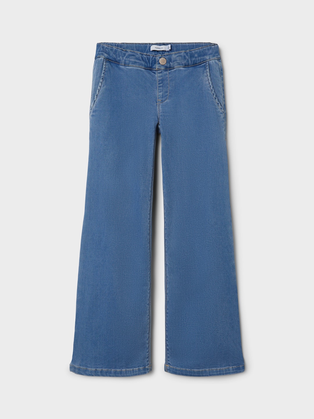 Light Blue Denim Salli Wide Jeans Noos str. 134