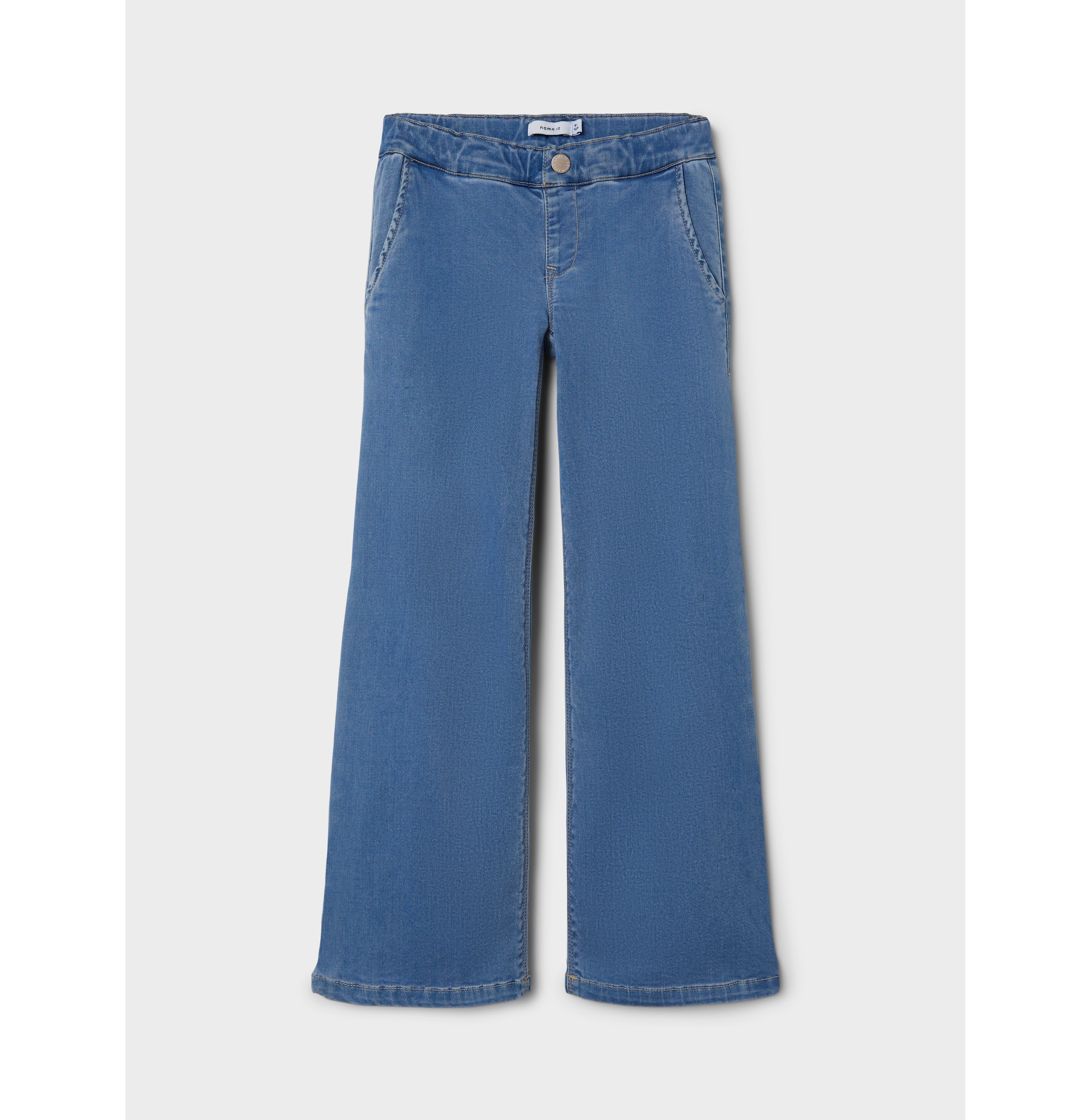 Salli Wide Jeans Light Blue Denim
