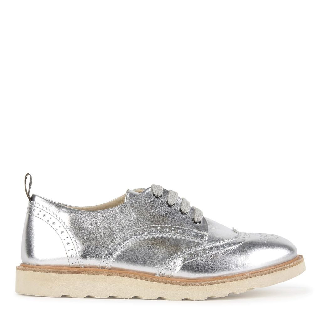 Silver Leather Brando Brogues
