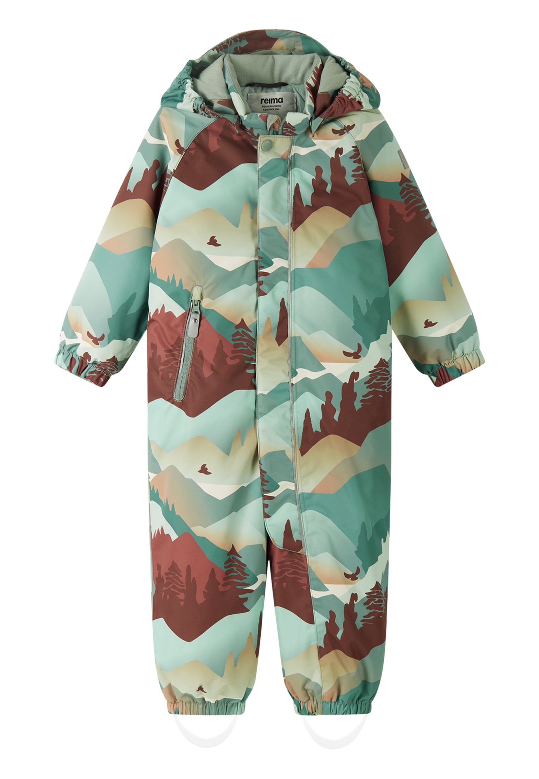 Puhuri Reimatec Winter Overall Stone Green