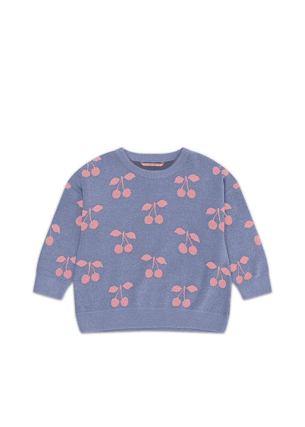 Lapis Knit Sweater Gots Purple Impression