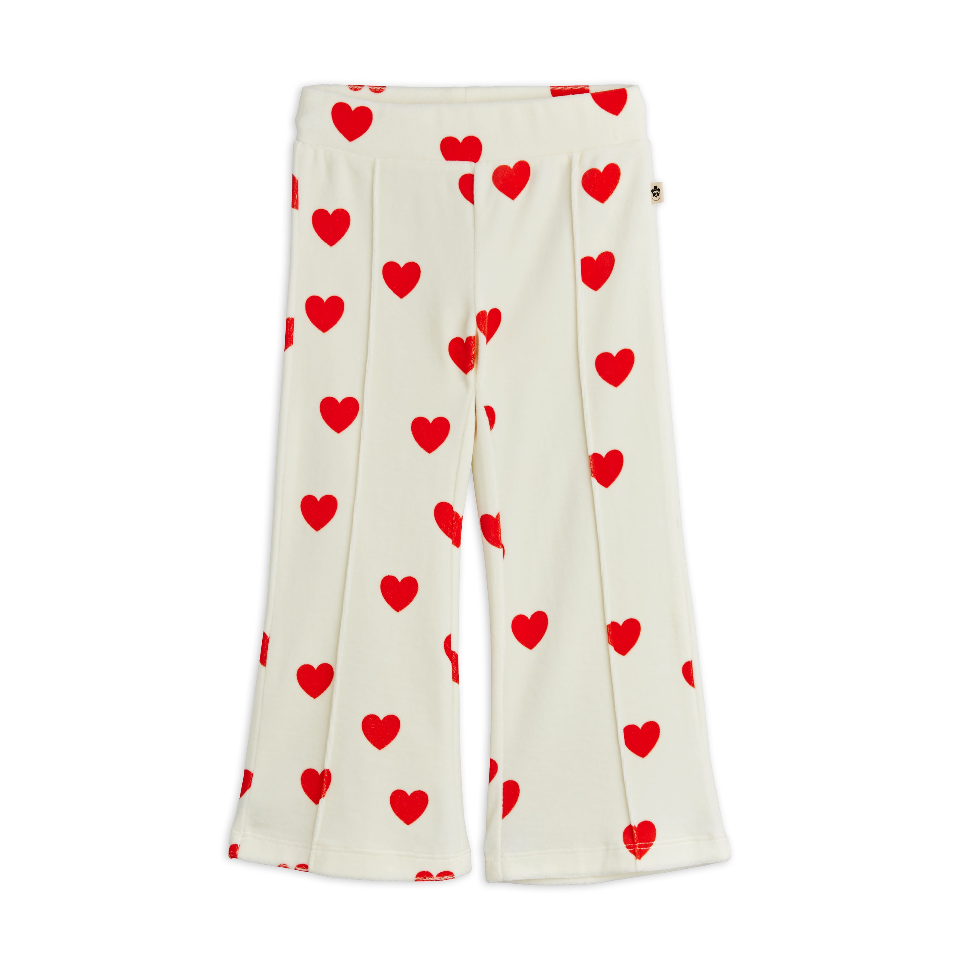 Hearts Aop Velour Trousers White