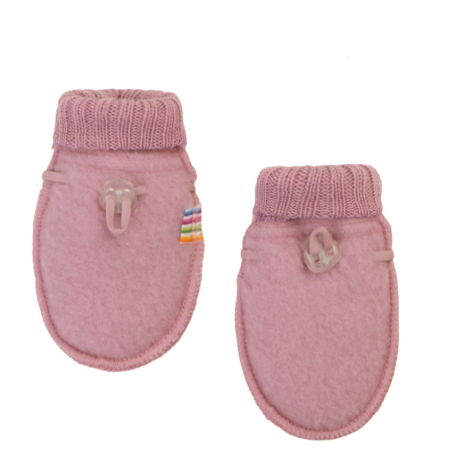 Wool Baby Mittens Old Rose 