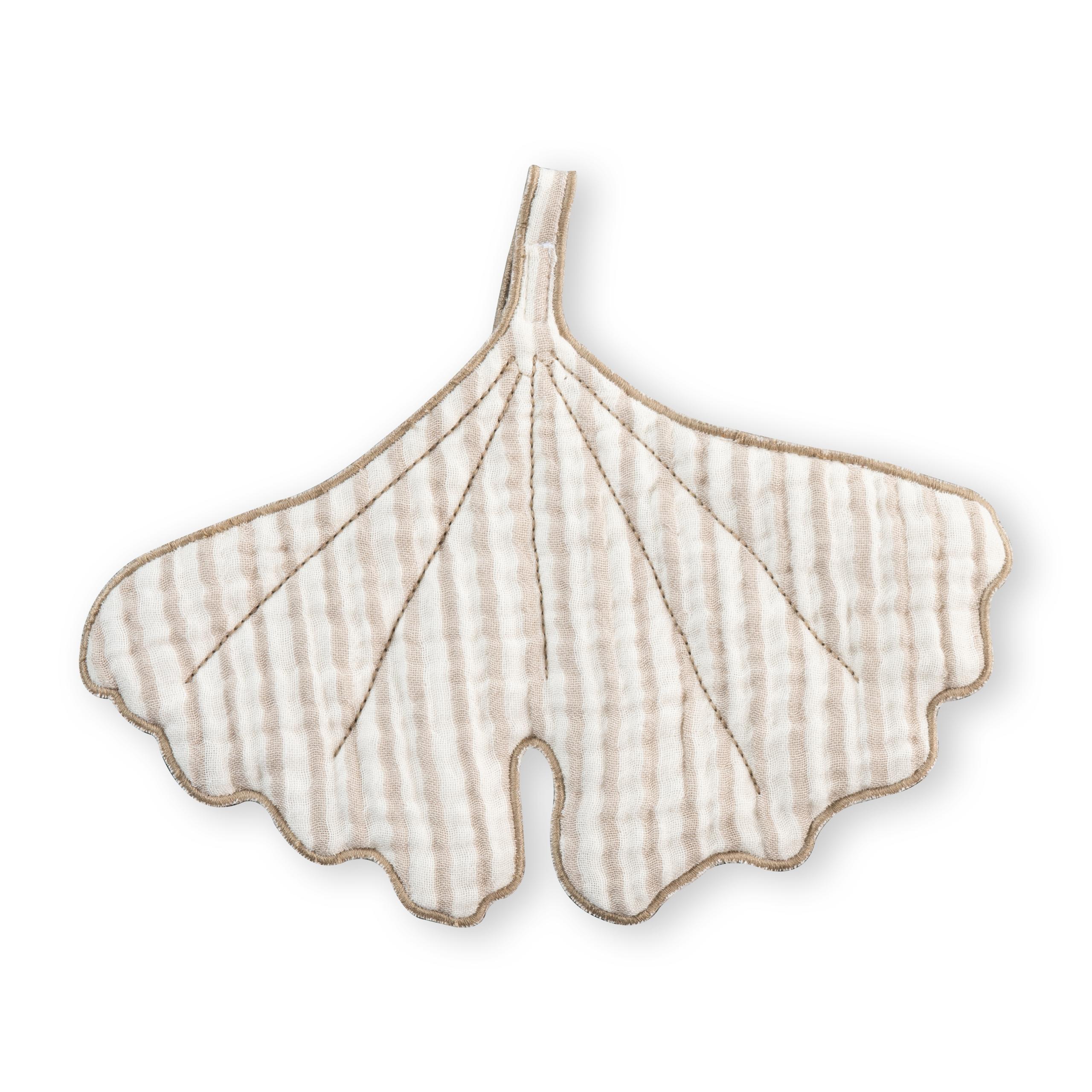 Doudou Ginkgo Snuttefilt Stripe Beige