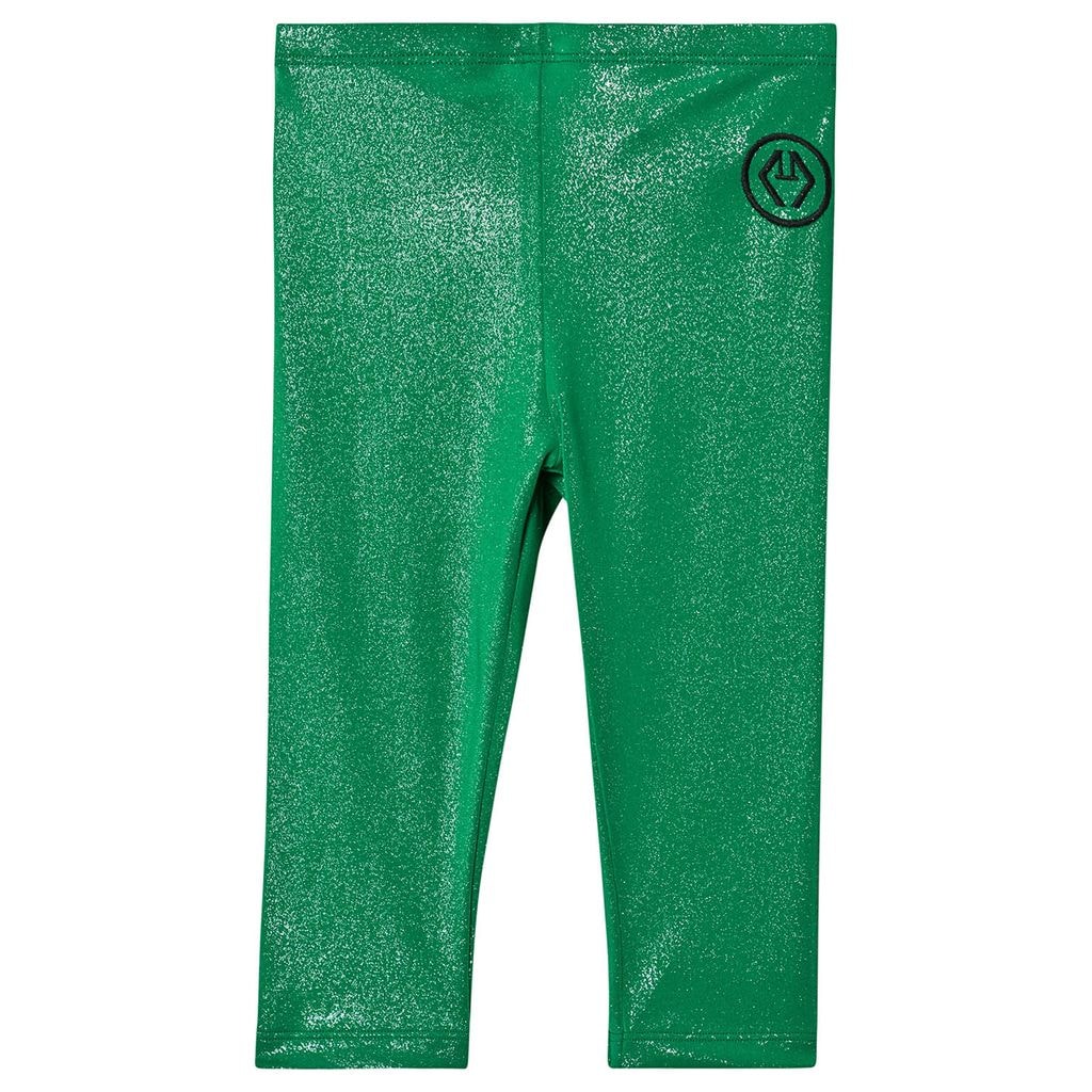 Bright Alligator Leggings Green Logo
