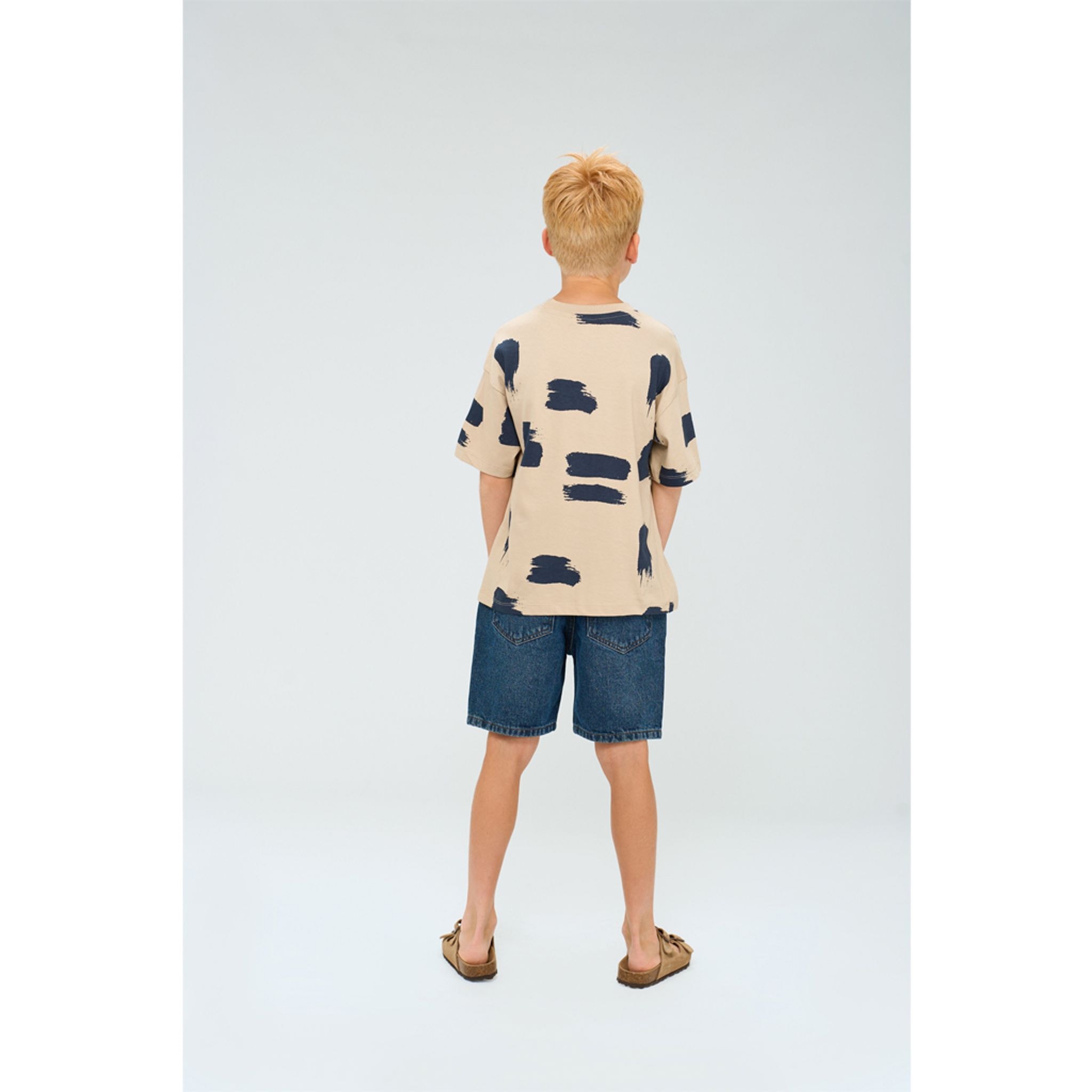 Loose Fit Shorts Medium Blue Denim