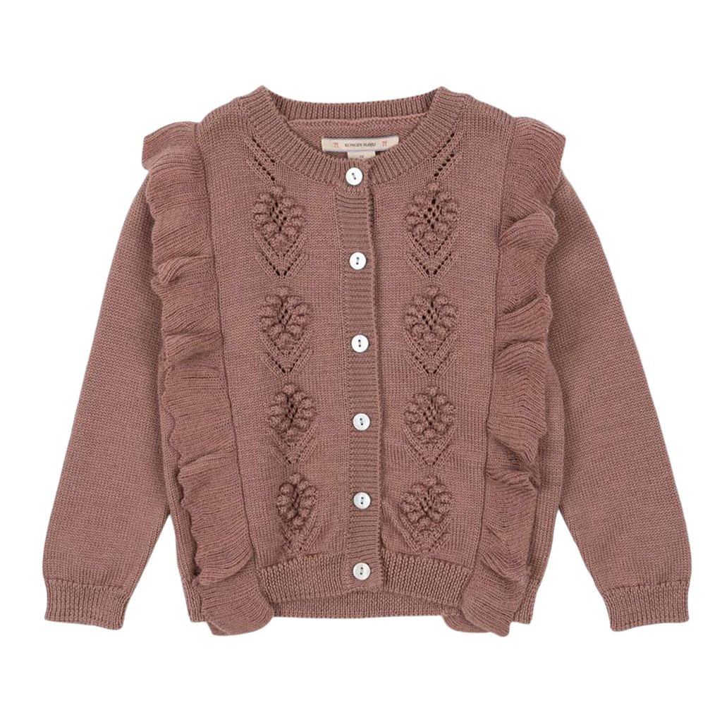 Fiol Frill Cardigan Burlwood
